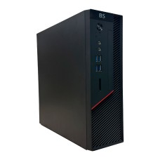 Корпус BS SFF Black-Red /БП/4хUSB3.0/CardReader/2xMic/Slim