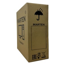 Корпус MARTEN SFF Black-Red /БП/4хUSB3.0/CardReader/2xMic/Slim