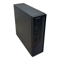 Корпус MARTEN SFF Black-Red /БП/4хUSB3.0/CardReader/2xMic/Slim