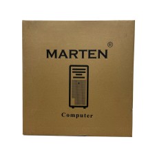 Корпус Marten ATX 2U31U22T1A650WB 2xUSB3.2/USB2.0/2xType-C/2xMic/с БП/Черная