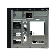 Корпус Marten MATX 1U32U21T1A250WB USB3.2/2xUSB2.0/Type-C/2xMic/с БП/Черная