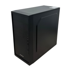 Корпус Marten MATX 1U32U21T1A250WB USB3.2/2xUSB2.0/Type-C/2xMic/с БП/Черная