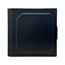 Корпус Marten MATX 1U32U21T1A250WB USB3.2/2xUSB2.0/Type-C/2xMic/с БП/Черная