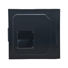 Корпус Marten MATX 1U32U21T1A250WB USB3.2/2xUSB2.0/Type-C/2xMic/с БП/Черная