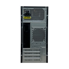 Корпус Marten MATX 1U32U21T1A250WB USB3.2/2xUSB2.0/Type-C/2xMic/с БП/Черная