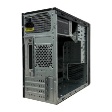 Корпус Marten MATX 1U32U21T1A250WB USB3.2/2xUSB2.0/Type-C/2xMic/с БП/Черная