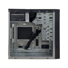 Корпус Marten MATX 1U32U21T1A250WB USB3.2/2xUSB2.0/Type-C/2xMic/с БП/Черная