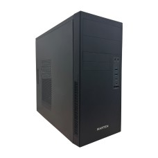 Корпус Marten MATX 2U32T1C1A250WB 2xUSB3.2/2xType-C/SD/2xMic/с БП/Черная