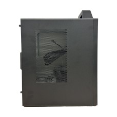 Корпус Marten MATX 2U34U21T1A250WB 2xUSB3.2/4xUSB2.0/Type-C/2xMic/с БП/Черная