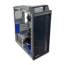 Корпус Marten MATX 2U34U21T1A250WB 2xUSB3.2/4xUSB2.0/Type-C/2xMic/с БП/Черная