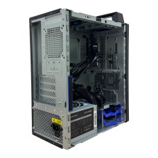 Корпус Marten MATX 2U34U21T1A250WB 2xUSB3.2/4xUSB2.0/Type-C/2xMic/с БП/Черная