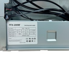 Корпус NoName SFF Black Type-C /БП/4хUSB3.0/CardReader/2xMic/Slim