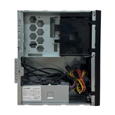 Корпус NoName SFF Black Type-C /БП/4хUSB3.0/CardReader/2xMic/Slim