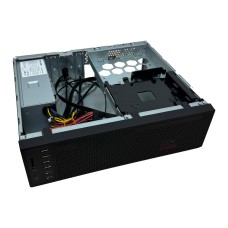 Корпус NoName SFF Black Type-C /БП/4хUSB3.0/CardReader/2xMic/Slim