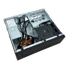 Корпус NoName SFF Black Type-C /БП/4хUSB3.0/CardReader/2xMic/Slim