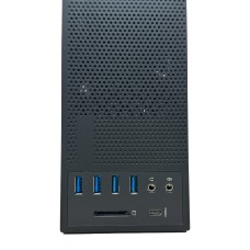 Корпус NoName SFF Black Type-C /БП/4хUSB3.0/CardReader/2xMic/Slim