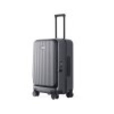 Чемодан, Xiaomi, Front Opening Luggage 20", 38,5л, Поликарбонат, Размер продукта 565 x 366 x 242 мм, Вес около 3,2 кг, Черный/Серый