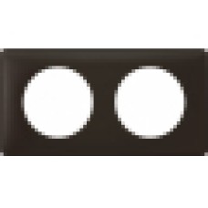 Legrand 066742 CLN2 Рамка 2п Чер.перкаль