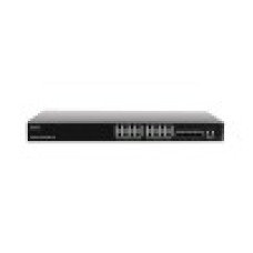 Коммутатор, Grandstream, GWN7812P, Управляемый L3, 16 портов RJ-45 10/100/1000 Мбит/с, 4 порта SFP+, PoE 802.3 af/at, до 30 Вт на порт, бюджет 240 Вт, Настольный/в стойку