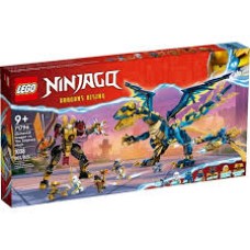 Конструктор LEGO Ninjago Стихийный дракон против робота Императрицы