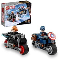 Конструктор LEGO Marvel Мотоциклы Черной Вдовы и Капитана Америка