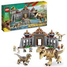 Конструктор LEGO Jurassic Park Центр посетителей: Атака тиранозавра и раптора