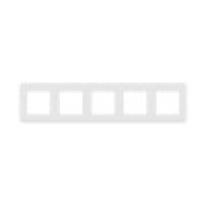 Рамка, Legrand, 673970, Inspiria 5 постов белый