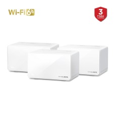 Домашняя Mesh Wi-Fi система GbE AX6000 Mercusys Halo H90X(3-pack) Wi-Fi 6