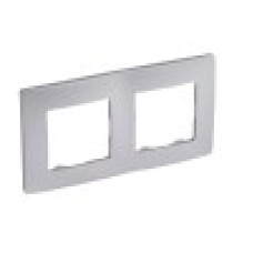 Legrand 397042 NILOE Рамка 2-пост. Алюминий