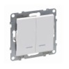 Legrand 721115 SUNO Вкл.2кл пдсв. БЕЛ