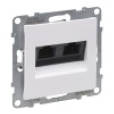 Legrand 721153 SUNO Роз.2хRJ45 Cat6 UTP БЕЛ