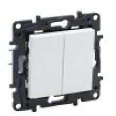 Legrand 863105 NLST Выкл. 2-клав. авт. Белый