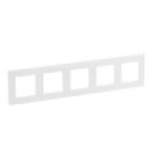 Legrand 863195 NLST Рамка 5-постовая Белый