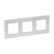 Legrand 863393 NLST Рамка 3-постовая Алюминий