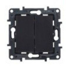Legrand 863508 NLST Перекл. 2-кл. авт. Чёрный