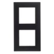 Legrand 863592 NLST Рамка 2-постовая Чёрный