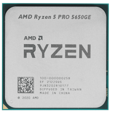 Процессор AMD Ryzen 5 PRO 5650GE 3,4ГГц (4,4ГГц Turbo) AM4 6/12 L2 3Mb L3 16Mb 35W OEM 100-000000258