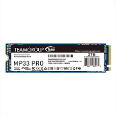 Твердотельный накопитель 2000GB SSD TeamGroup MP33 PRO M.2 PCIe 3.0 x4 with NVMe 1.3, R3500Mb/s W3000MB/s, 1000 TBW, SLC кэш, TM8FPD002T0C101