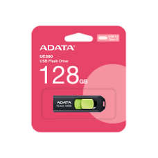 USB-накопитель, ADATA, ACHO-UC300-128G-RBK/GN, 128GB, USB 3.2