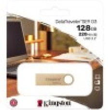 Флэш-накопитель Kingston 128Gb USB3.2 Gen1 Data Traveler SE9 (Gold Metal Case)