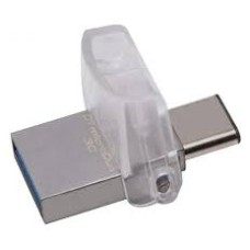 Флэш-накопитель Kingston 256Gb USB3.2+Type-C Data Traveler MicroDuo 3C (Metal)