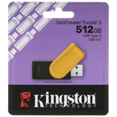 Флешка USB Kingston DTXS, 512GB, Черный flash 512GB DTXS USB 3.2, black