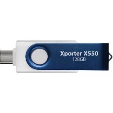 Флешка USB Patriot Xporter X550, PS128GX550AAD, 128GB, Черный flash USB 3.2/­Type-C, black