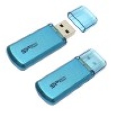 Флешка USB Silicon Power, Helios 101, 64GB, Синий flash SP064GBUF2101V1B, USB 2.0, blue