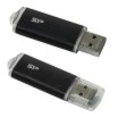 Флешка USB Silicon Power, Ultima U02 SP064GBUF2U02V1K, 64GB, Черный flash USB 2.0, black