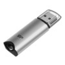 Silicon Power Marvel - M02 128GB Pendrive USB 3.2 Gen 1 Silver, Built-in straphole, Aluminum housing