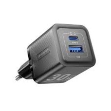 Зарядный блок Vention FEQB0-EU <2-Port USB (C + A) GaN Charger (30W/30W) EU-Plug Black>