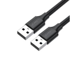 Кабель UGREEN US102 USB 2.0 A Male to A Male Cable 1.5m (Black) 10310