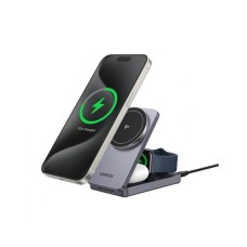 Беспроводная зарядка Ugreen W707 45025 3-in-1/15W Magnetic Wireless Charger for Apple Iphone/AirPods/Watch	