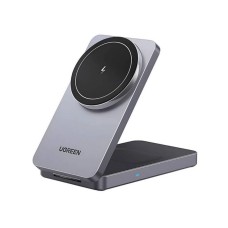Беспроводная зарядка Ugreen W528 45056 2-in-1/15W Magnetic Wireless Charger for Apple Iphone/AirPods